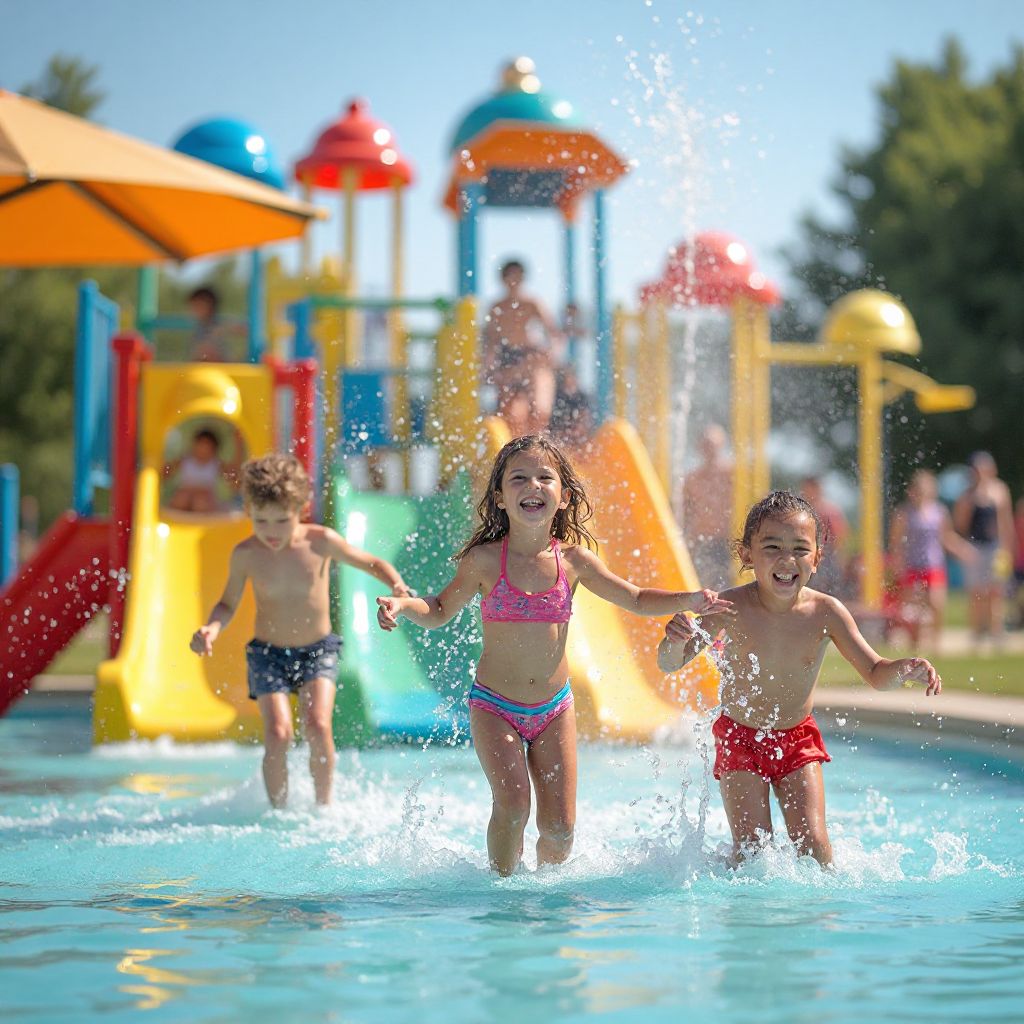 Children's splash zone