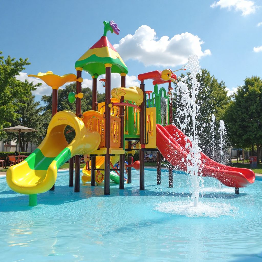 Kids water playground